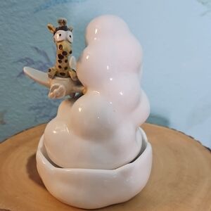 Lefton Wind Up Its A Small World Giraffe Music Box.